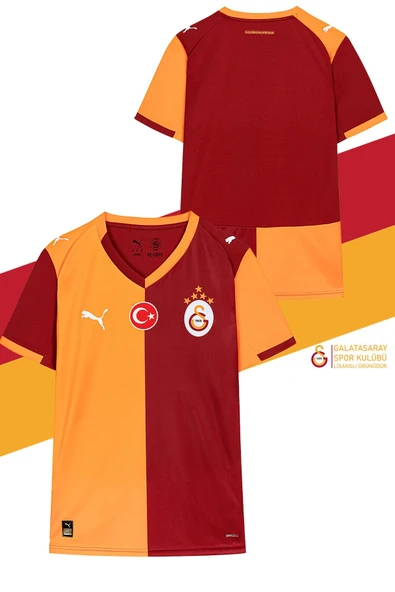 Galatasaray Orijinal 2025/26 Parçalı Yeni Sezon Forma Aslan Baskılı Hediyelik Ahşap Kutulu - Resim 2