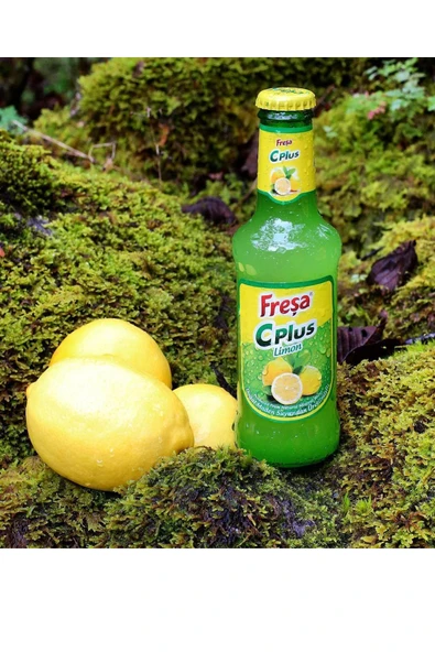 Freşa C Plus Limon Aromalı Doğal Zengin Mineralli Gazlı İçecek 200ml x 6 Adet - 4