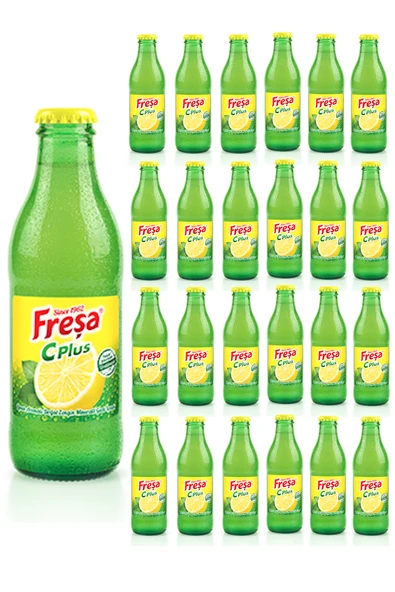 Freşa C Plus Limon Aromalı Doğal Zengin Mineralli Gazlı İçecek 200ml x 24 Adet - 1