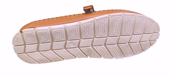 MAMMAMİA D25YA-775 KADIN DERİ BANTLI BABET - Resim 12