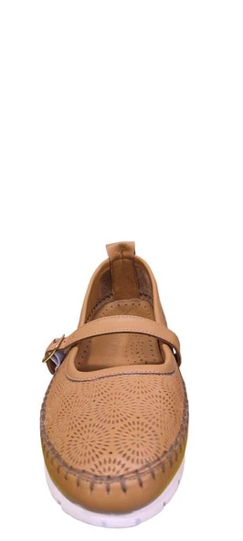 MAMMAMİA D25YA-775 KADIN DERİ BANTLI BABET - Resim 10