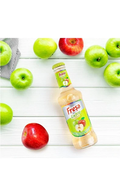 Freşa Extra Elma Aromalı Gazlı İçecek 200ml x 6 Adet - 3