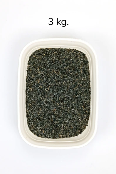 Nijer Tohumu Doğal Taze Takviye Kuş Yemi - 3 kg - 1