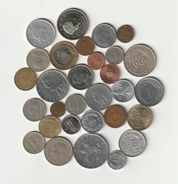 Escoines Koleksiyon 39963687339f1050c7 30Adet Madeni Koleksiyon BaşlangıçSeti Yerli/Yabancı Para - 2