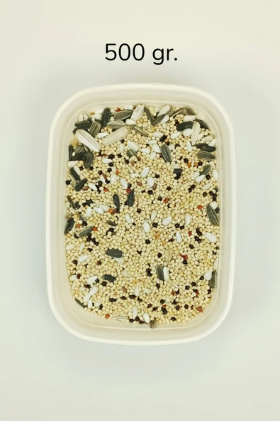 Sultan Papağanı Karışık Doğal Taze Kuş Yemi - 500 gr
