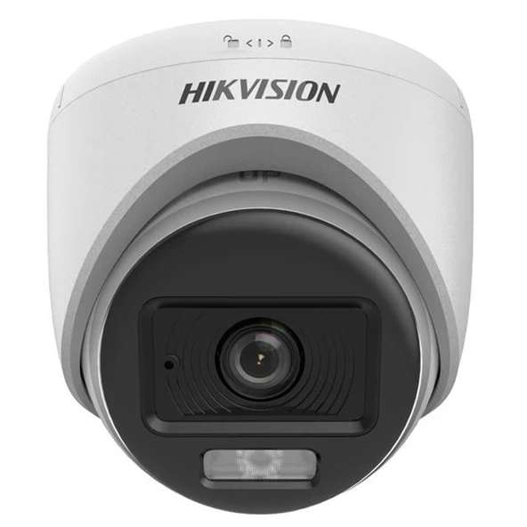 Hikvision TVI-AHD 2MP 2.8mm Sabit Lensli ColorVu IR Turret Dome Analog Kamera (DS-2CE70DF0T-LPFS) - 2
