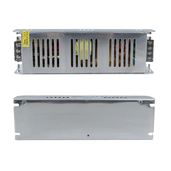 Ledx ALN-M1220S 12 Volt 20 Amper 240 Watt Slim Metal Kasa Adaptör 225x65x38mm
