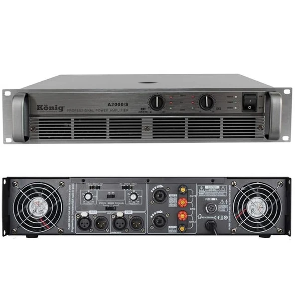 König A-2000 /S 4 Ohm 2X980 W Power Anfi