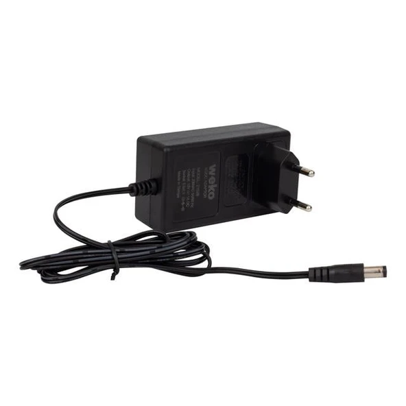 Weko 14.4 Volt - 1 Amper 5.5*2.5 Uçlu Plastik Işıklı Kasa Priz Tip Adaptör - 3