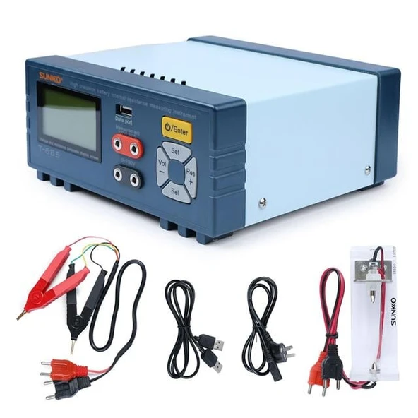 Sunkko T-685 Batarya Pil - Direnç Test Cihazı - Resim 4