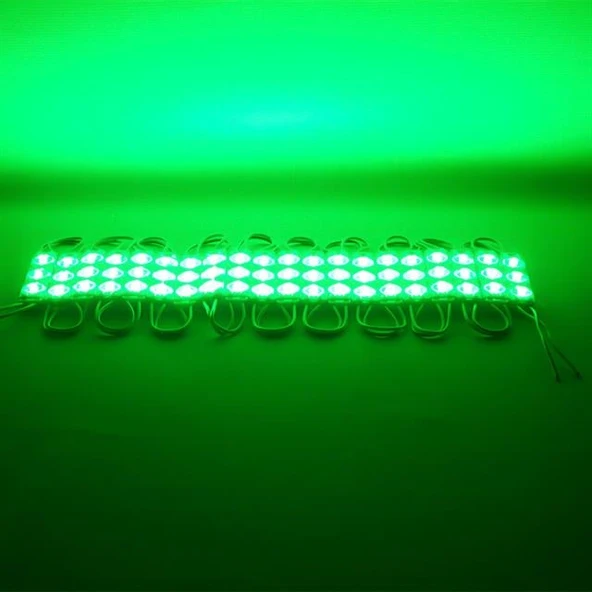 Powermaster 12 Volt 1.5 Watt Yeşil 2835 73 X 16 Mm IP65 195 - 210 Lümen 170 Derece Modül Led - 2