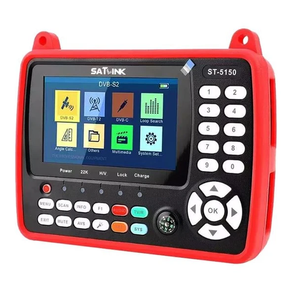 Satlink ST-5150 Combo DVB-S/S2/C/T/T2 - 4.3'' Ekranlı Görüntülü Full HD Uydu Yön Bulucu - 2
