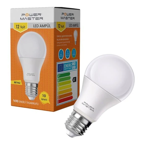Powermaster PMLED-12 10 Watt 12 Volt 6500K Led Ampul - 2