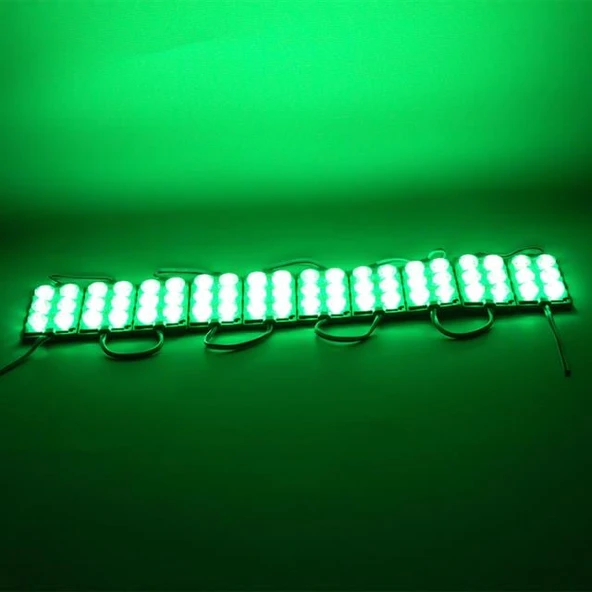 Powermaster 24 Volt 3 Watt Yeşil 3030 Modül Led 75*40 - Resim 2