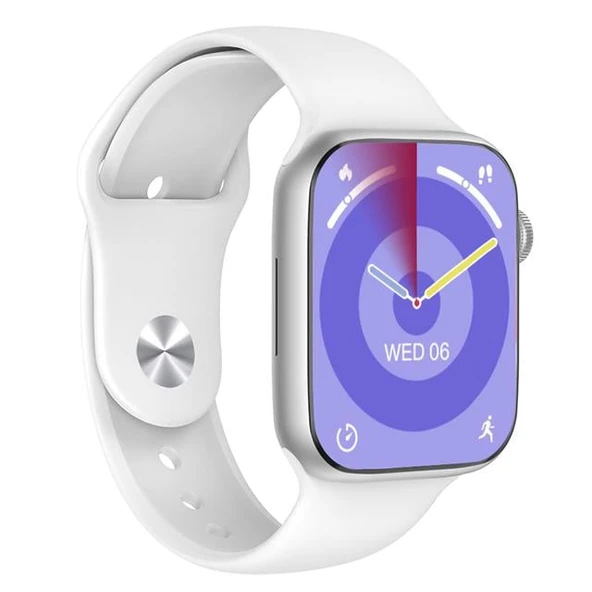 Hytech W99 Watch IOS ve Android Uyumlu MActive 2.05 inç Geniş Ekranlı Gümüş Akıllı Saat - 2