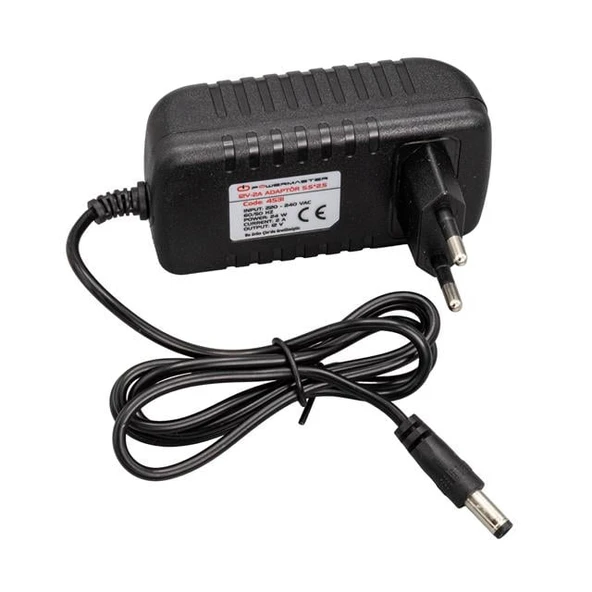 Powermaster PM-4531 12 Volt - 2 Amper 5.5*2.5 Mm Uçlu Plastik Kasa Priz Tipi Adaptör - 3