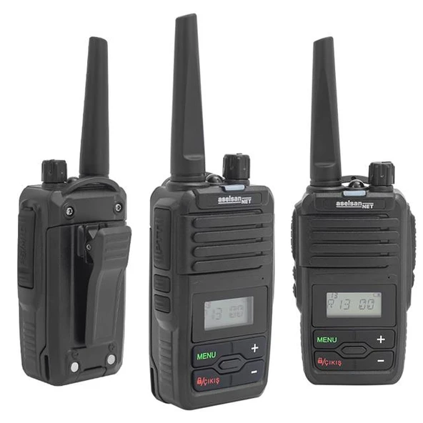 Aselsan A446T 16 Kanal 12 Km Menzil Ekranlı Tekli Set El Telsizi