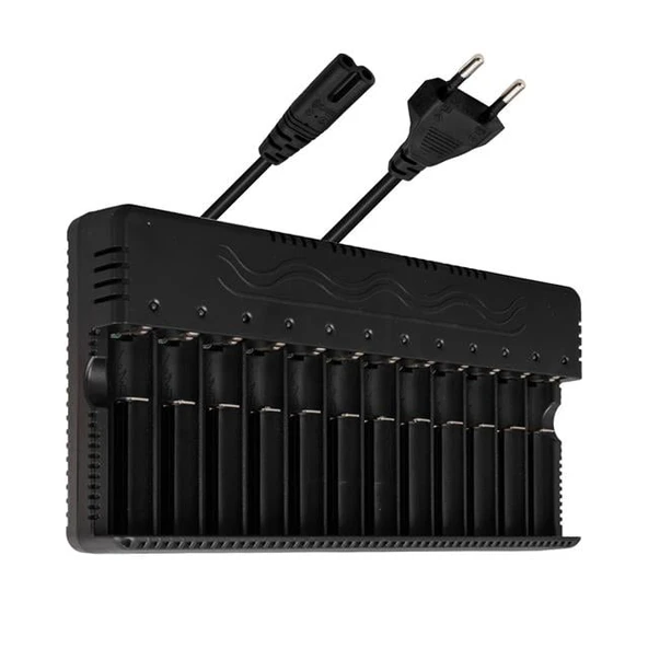 PowerMaster PMR-21526 12'li 6400 mAh 4.2 Volt Lityum Pil Şarj Cihazı - 1