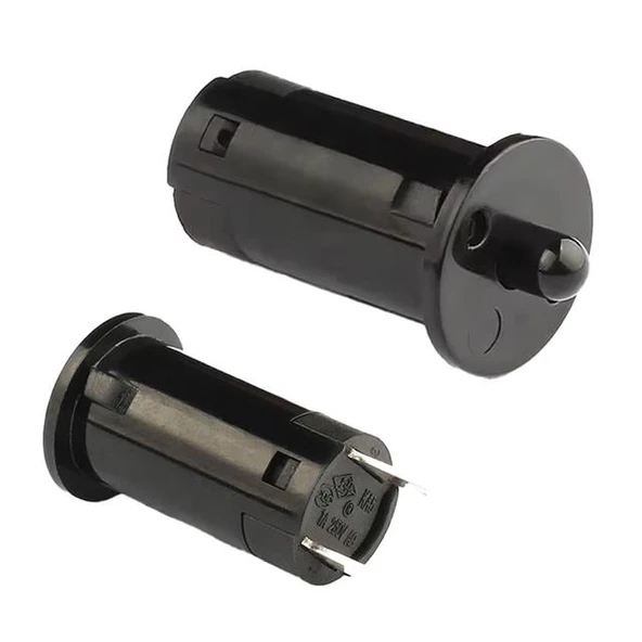 IC-187A Kapak Switch Ø12Mm (NC) Normalde Kapalı Kontak PBS-25B Siyah - 1