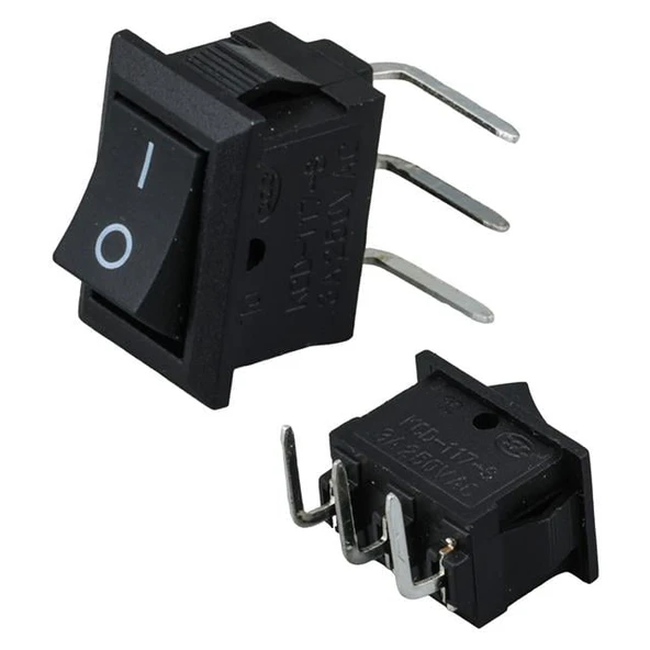 IC-121D Mini Işıksız Pcb 90° Kalıcı Anahtar Switch - 2