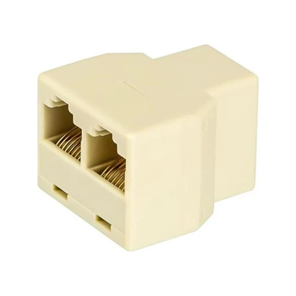 Telefon Ara Bağlantı Buatı 1 Dişi / 2 Dişi - Resim 2