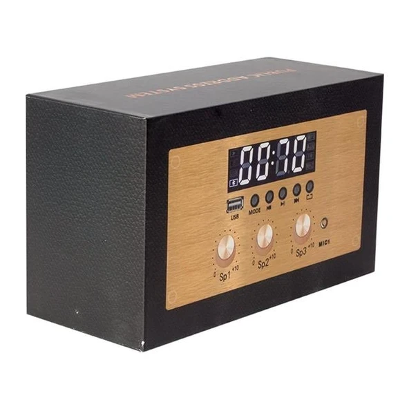 Magicvoice MV-170 USB-BT-Mic. Girişli 4x25W Müzik Kontrol Cihazı - 4