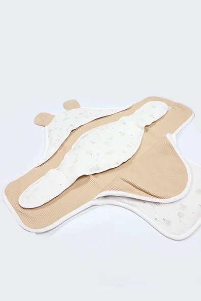 Bistyle Always Dream Organik Bel Destekli Kundak 75101 Ekru Gri Siyah - 8