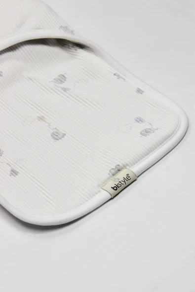 Bistyle Flying Elephant Organik Bel Destekli Kundak 75102 Ekru Gri - 2