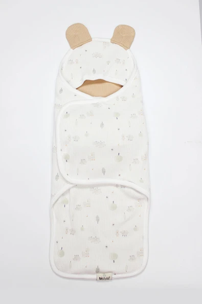 Bistyle Always Dream Organik Bel Destekli Kundak 75101 Ekru Gri Siyah - 4