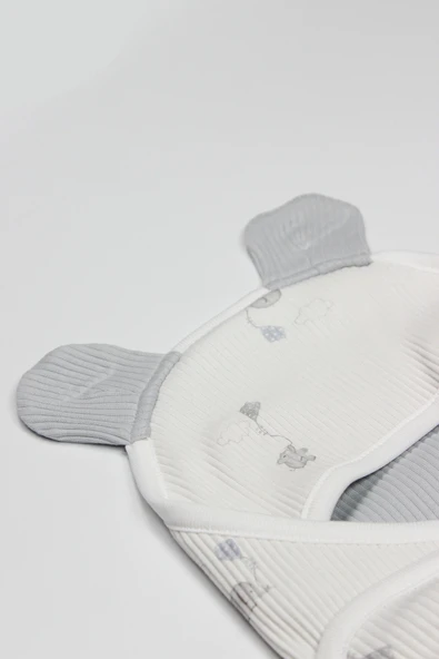 Bistyle Flying Elephant Organik Bel Destekli Kundak 75102 Ekru Gri - 3