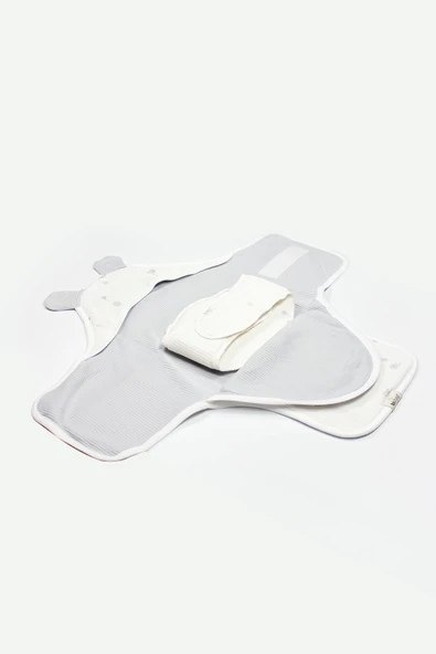 Bistyle Flying Elephant Organik Bel Destekli Kundak 75102 Ekru Gri - 8