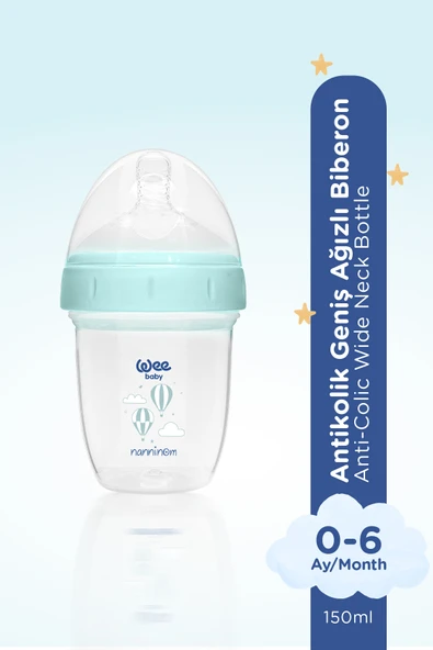 Wee Baby Nanninom Antikolik Geniş Ağızlı Biberon 150 ml - 2