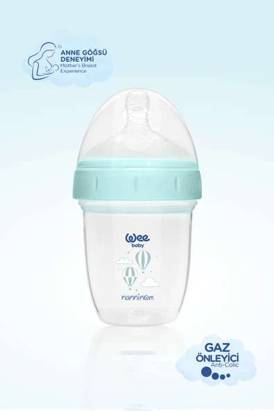 Wee Baby Nanninom Antikolik Geniş Ağızlı Biberon 150 ml - 3
