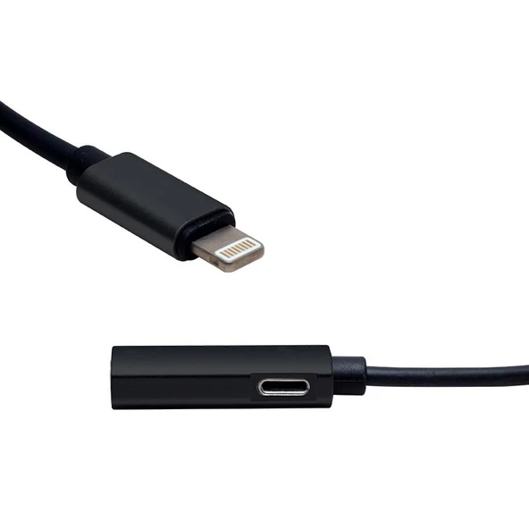 Powermaster PM-3770 2İn1 Lightning Girişli Şarj Ve Kulaklık Çevirici Kablo - 2