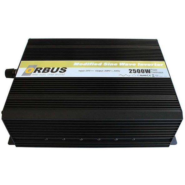Orbus MS24-2500 24 Volt 2500 Watt Modified Sinus İnvertör ürün görseli