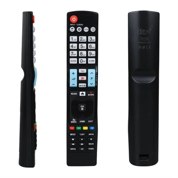 Hey LG Küçük Kalıp AKB74455403 Smart MY Apps Tuşlu Lcd Led TV Kumanda - 1