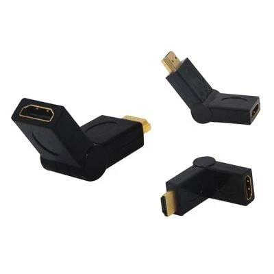 HDMI Erkek Dişi L Tip Ara Oynar Başlık