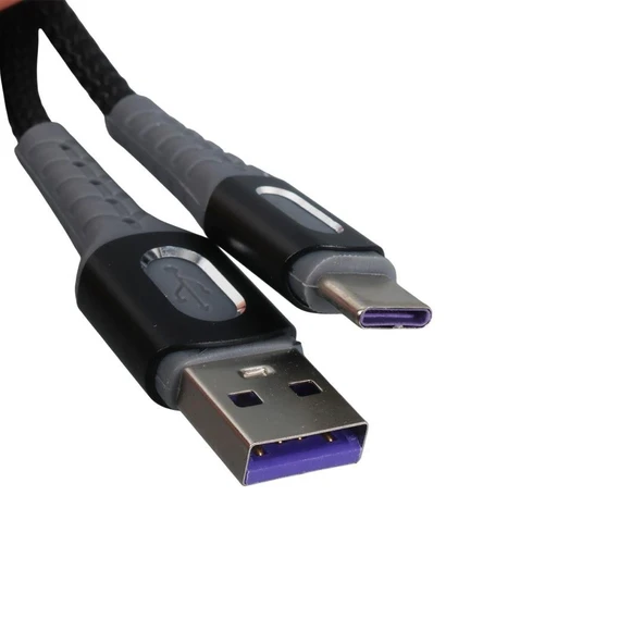 Powermaster PM-3785 USB-A TO Type-C 5 Amper Şarj Ve Data Veri Kablosu (1 Metre) - 3