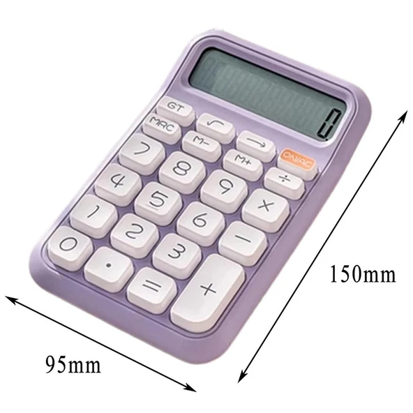 Powermaster PM-25411 Mor 12 Haneli Hesap Makinesi - 2