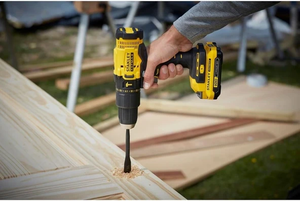 Stanley SCD718D2K 18V 2.0AH V20 Çift Akülü Darbeli Matkap Vidalama - 7