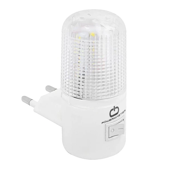 Powermaster QL-102 Ledli Anahtarlı Gece Lambası (0.5 Watt Saatte)