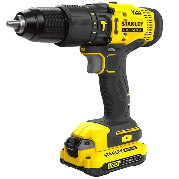 Stanley SCD718D2K 18V 2.0AH V20 Çift Akülü Darbeli Matkap Vidalama