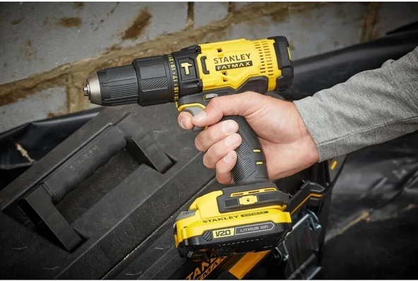 Stanley SCD718D2K 18V 2.0AH V20 Çift Akülü Darbeli Matkap Vidalama - 4