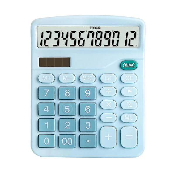 Powermaster PM-24066 12 Basamaklı Solarlı Elektronik Hesap Makinesi