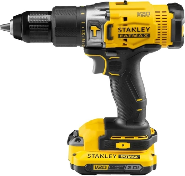 Stanley SCD718D2K 18V 2.0AH V20 Çift Akülü Darbeli Matkap Vidalama - 3