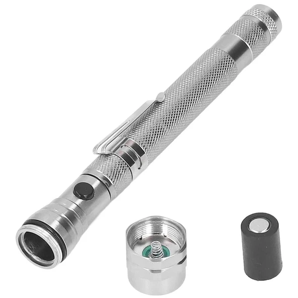 Powermaster MX-2808 Mıknatıslı 360 Derece Döner Başlıklı 3 Ledli Beyaz Işık El Feneri - 3