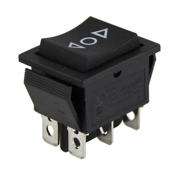 Powermaster IC-111 Geniş Işıksız Basmalı 2 Kademeli Anahtar Yukarı-Aşağı Ok Simgeli Yaylı ürün görseli 1