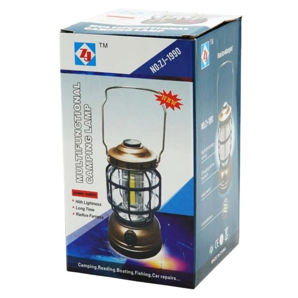 Powermaster Çok Fonksiyonlu Pilli Kamp Lambası ZJ-1990 - 3