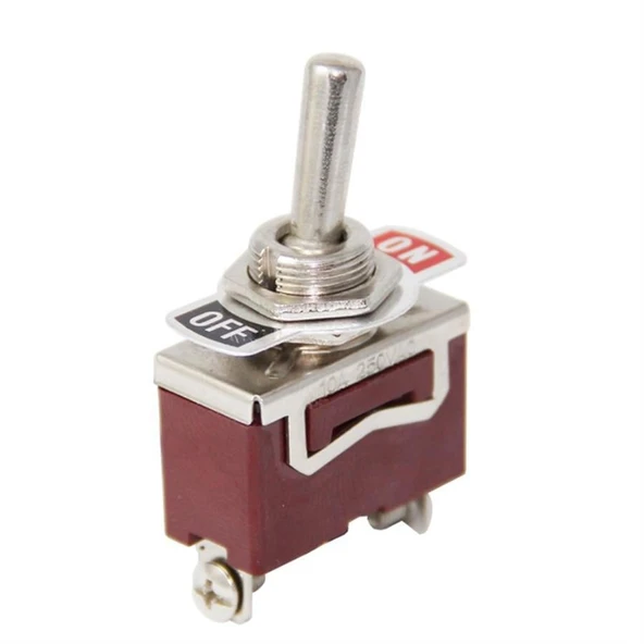 Toggle Switch 2P On-Off Ø12mm Kn3c-101 (Ic-152-2) ürün görseli 1