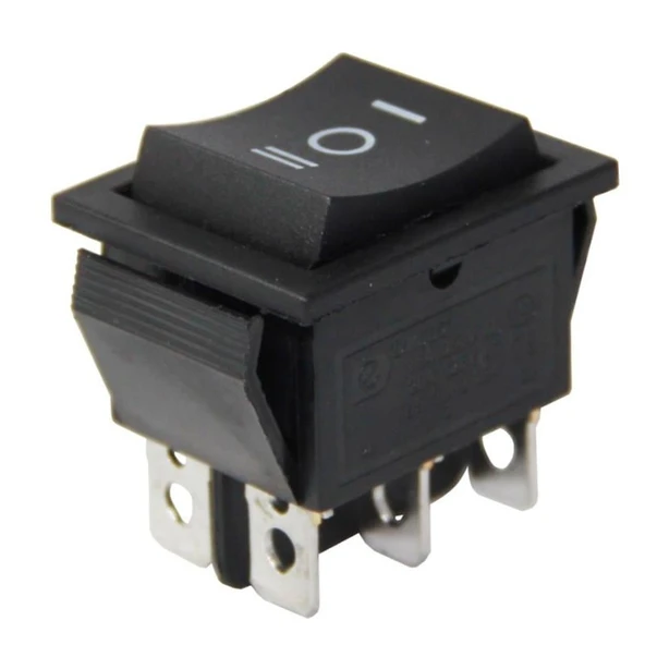 Geniş Işıksız 6 Pinli Yaylı Anahtar (Mom-Off-Mom) IC-110